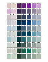 Pantone® Matching System Color Chart - Purple Results Matching System ...